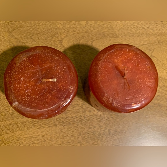 3 x 3 Round Pillar Candle Set,New, In Original Plastic, Used Only For Decoration - Picture 11 of 11